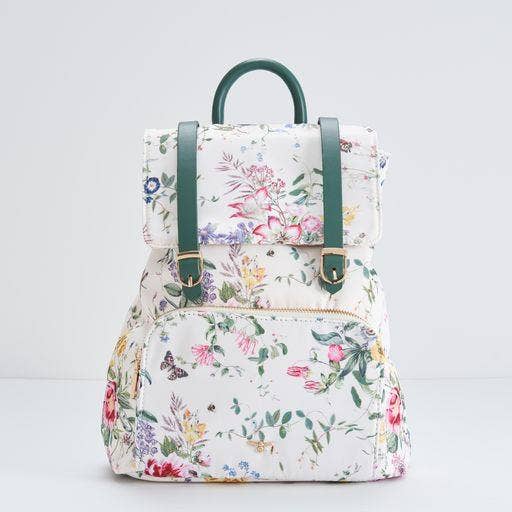 The Blooming Toile Backpack — Fable England Martha Mini