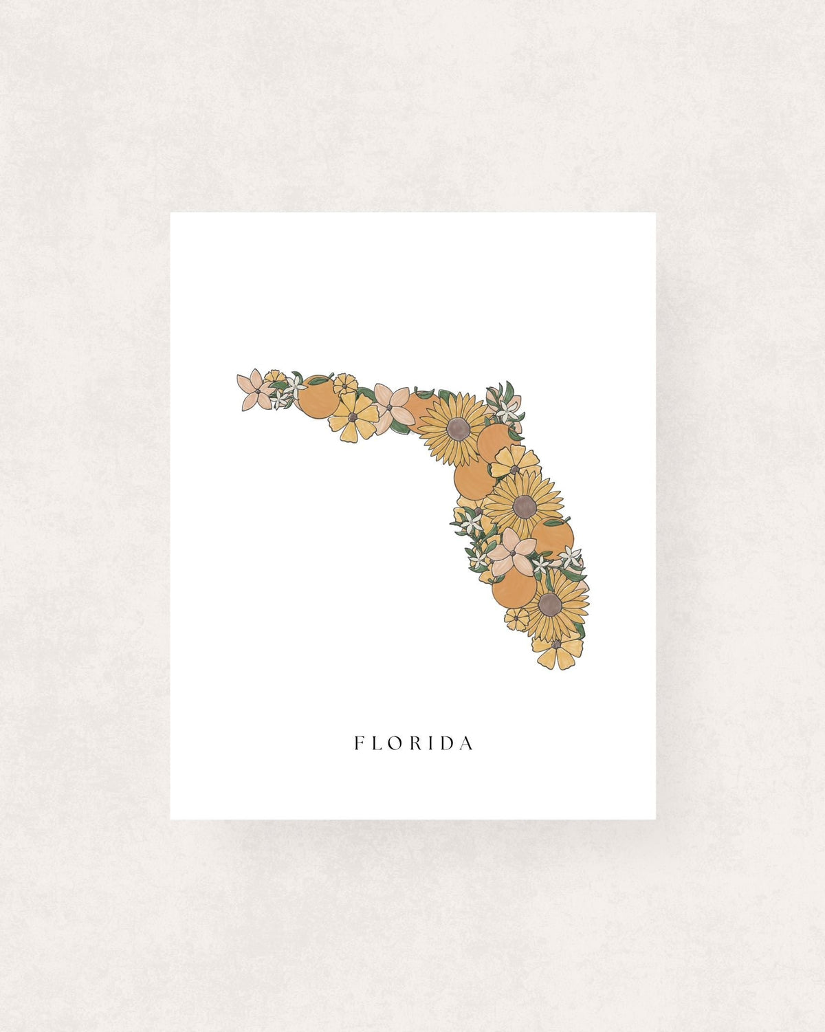 State Flowers Print