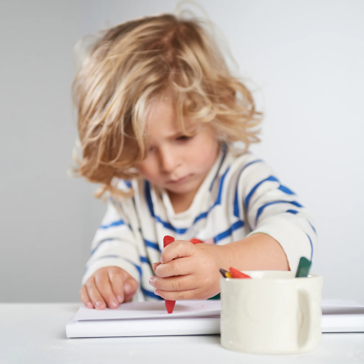 Beeswax Crayons - Triangle - 8 Natural &amp; Non-Toxic Colors