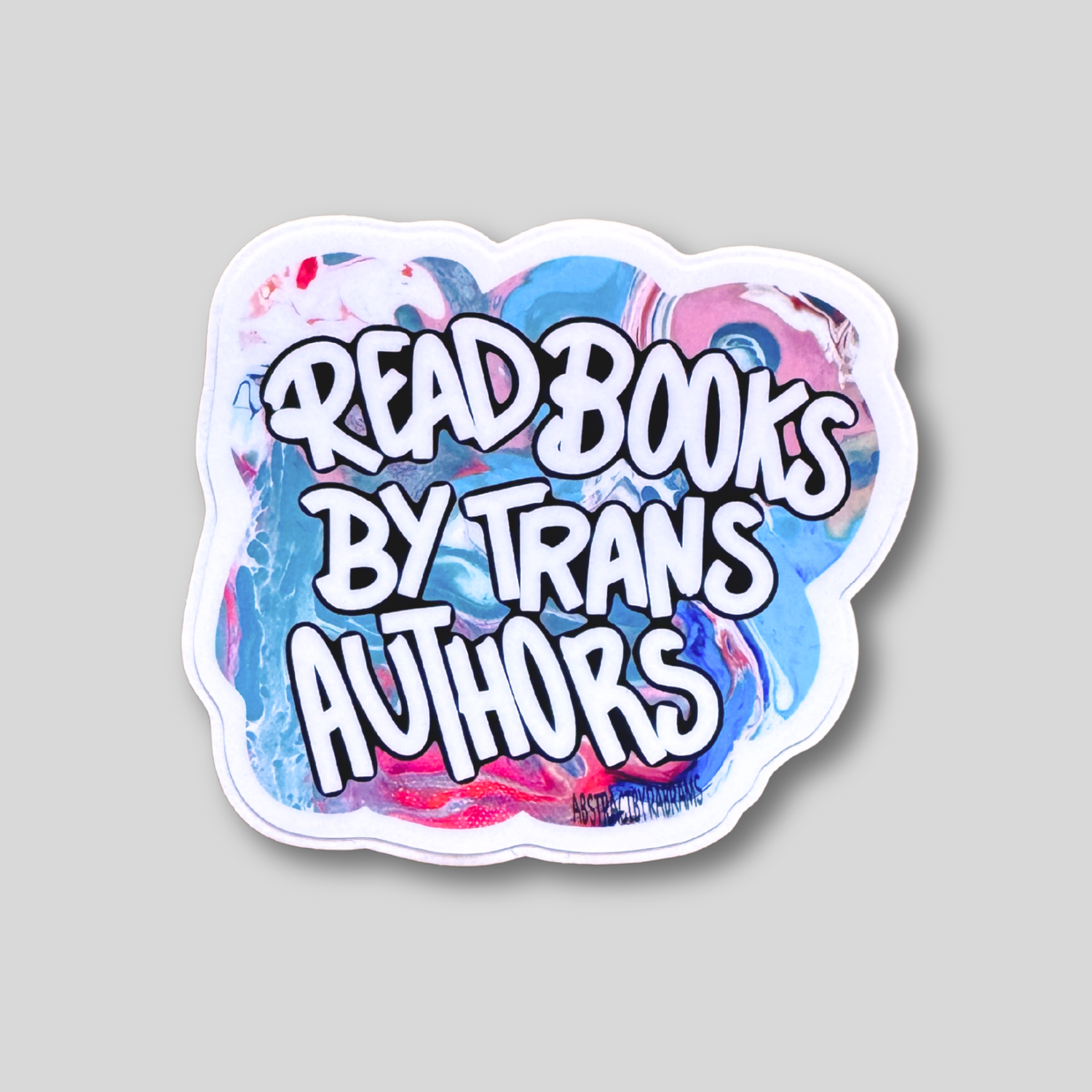 Sticker with &