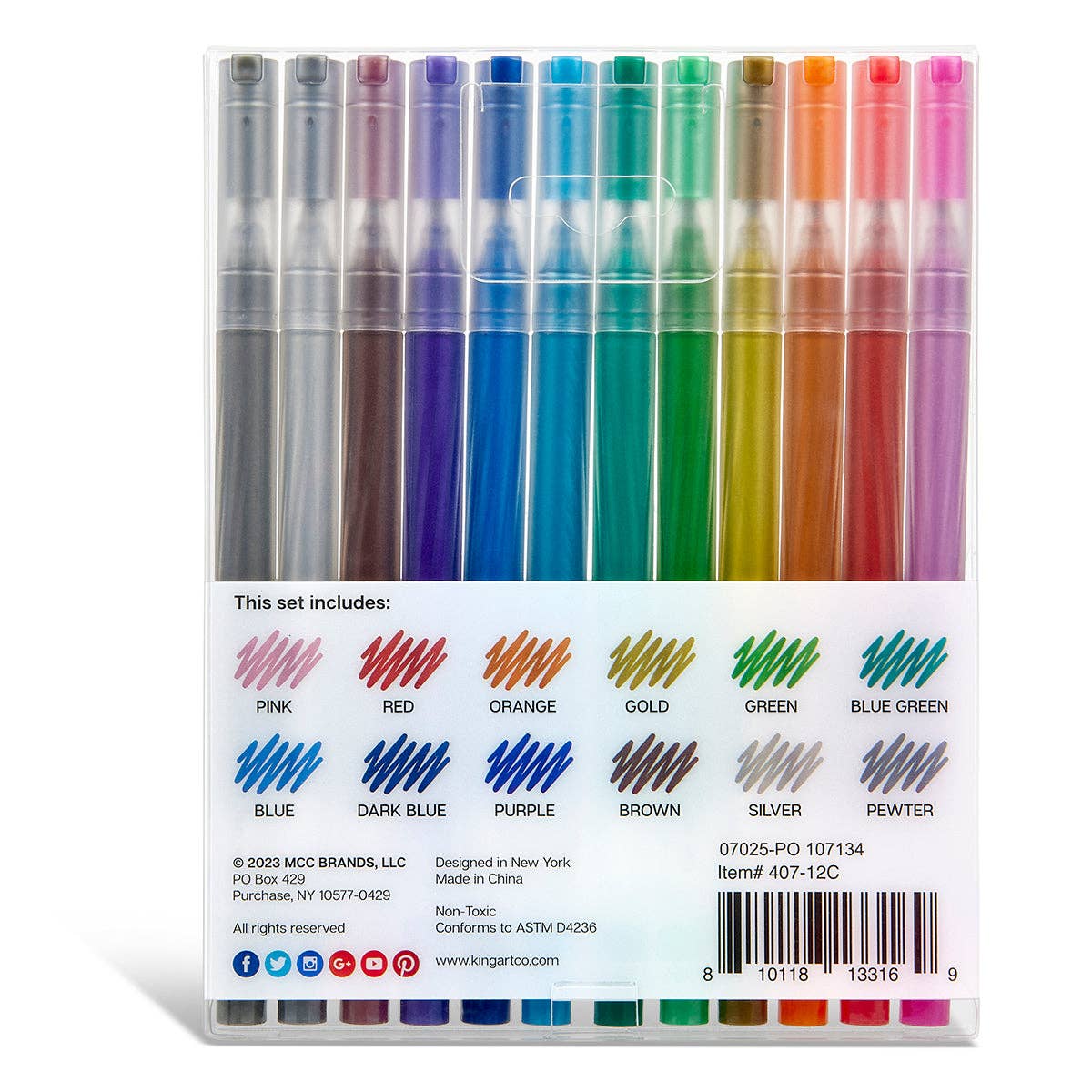 Metallic Gel Pens