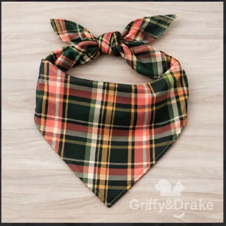 Wildflower Wishes Plaid Bandana