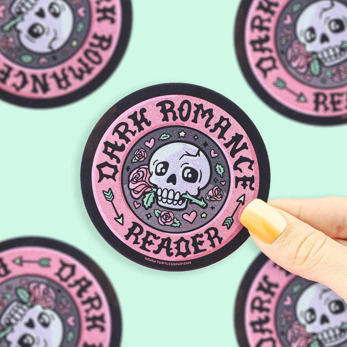 Sticker with &