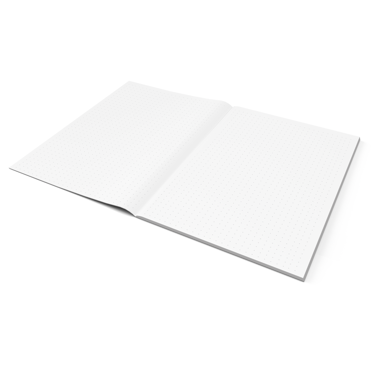 Dot Grid Notebook Dainty Flower Gingham