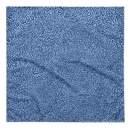 Blue Doodle Bandana