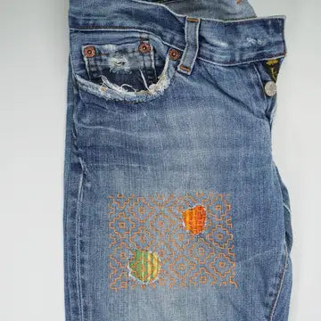 Sashiko Inspired Mending Stick &