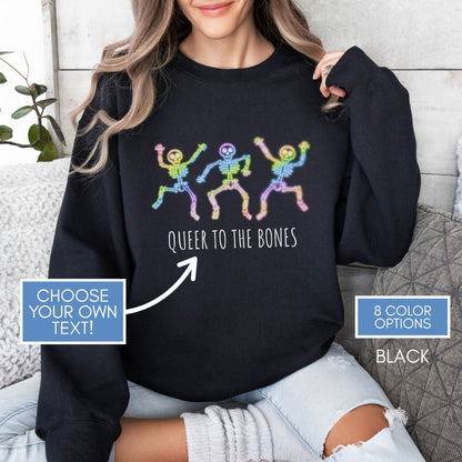 dancing-rainbow-skeletons-unisex-crewneck-halloween-lgbtq-activism-sweatshirt-hand-drawn-art