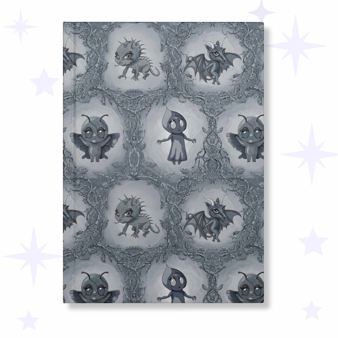 Cryptid Hardcover Journal, Slate Monochromatic