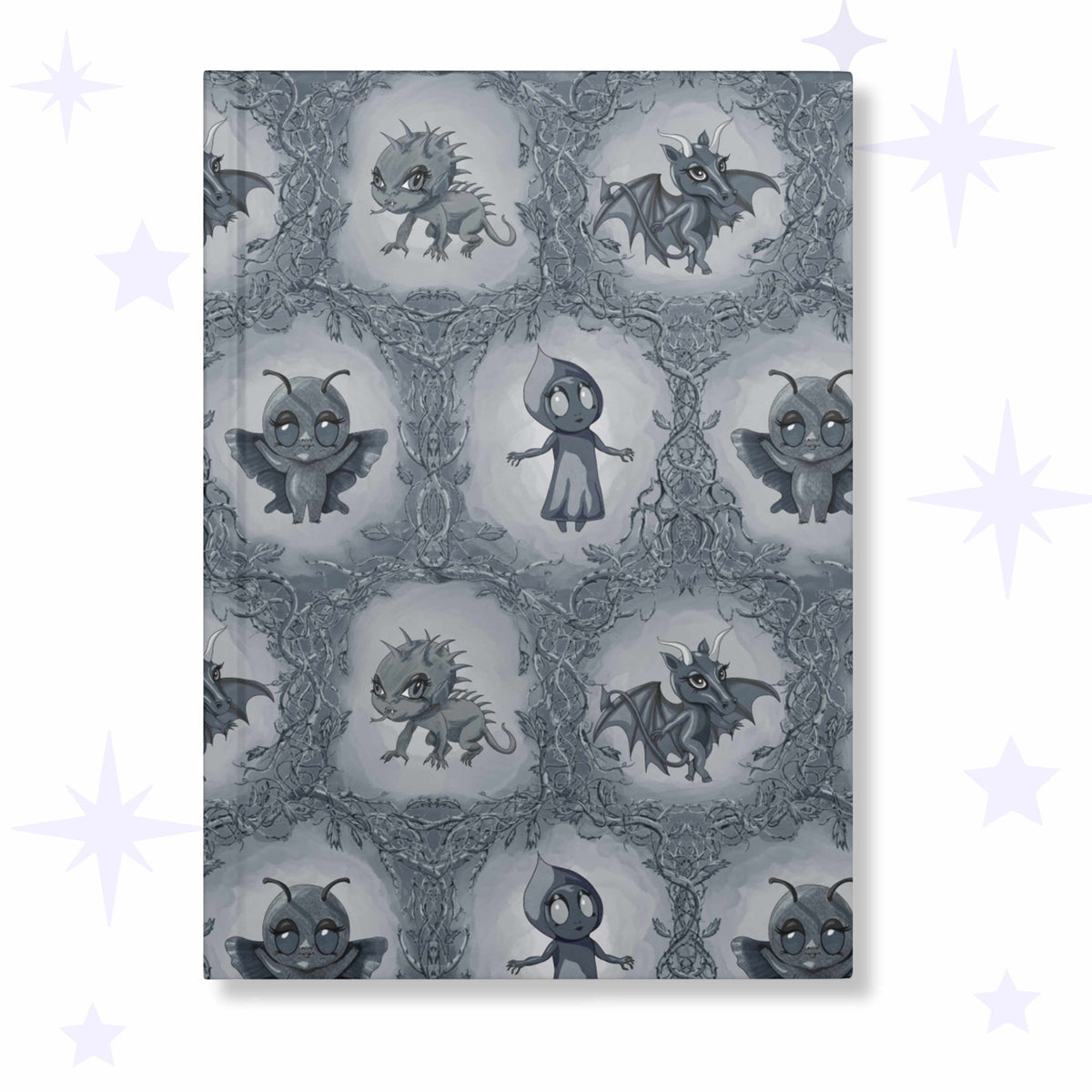 Cryptid Hardcover Journal, Slate Monochromatic