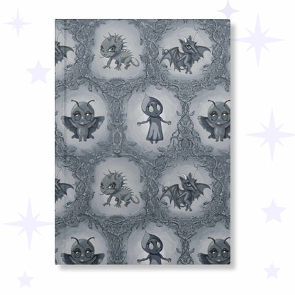 Cryptid Hardcover Journal, Slate Monochromatic