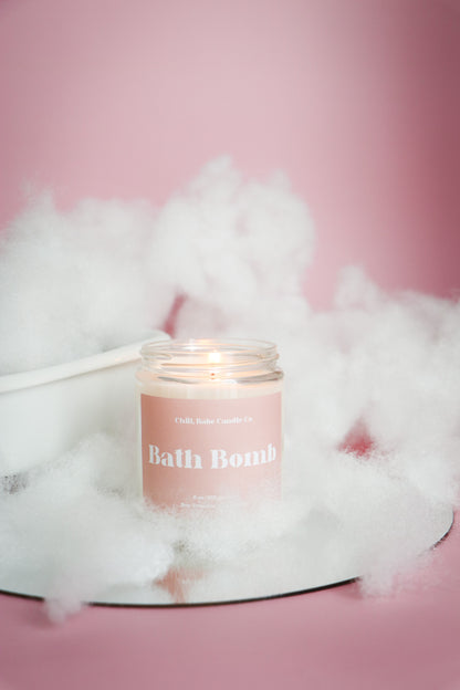 Bath Bomb Candle | Citrus + Jasmine + Patchouli