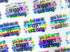 Holographic stickers with &