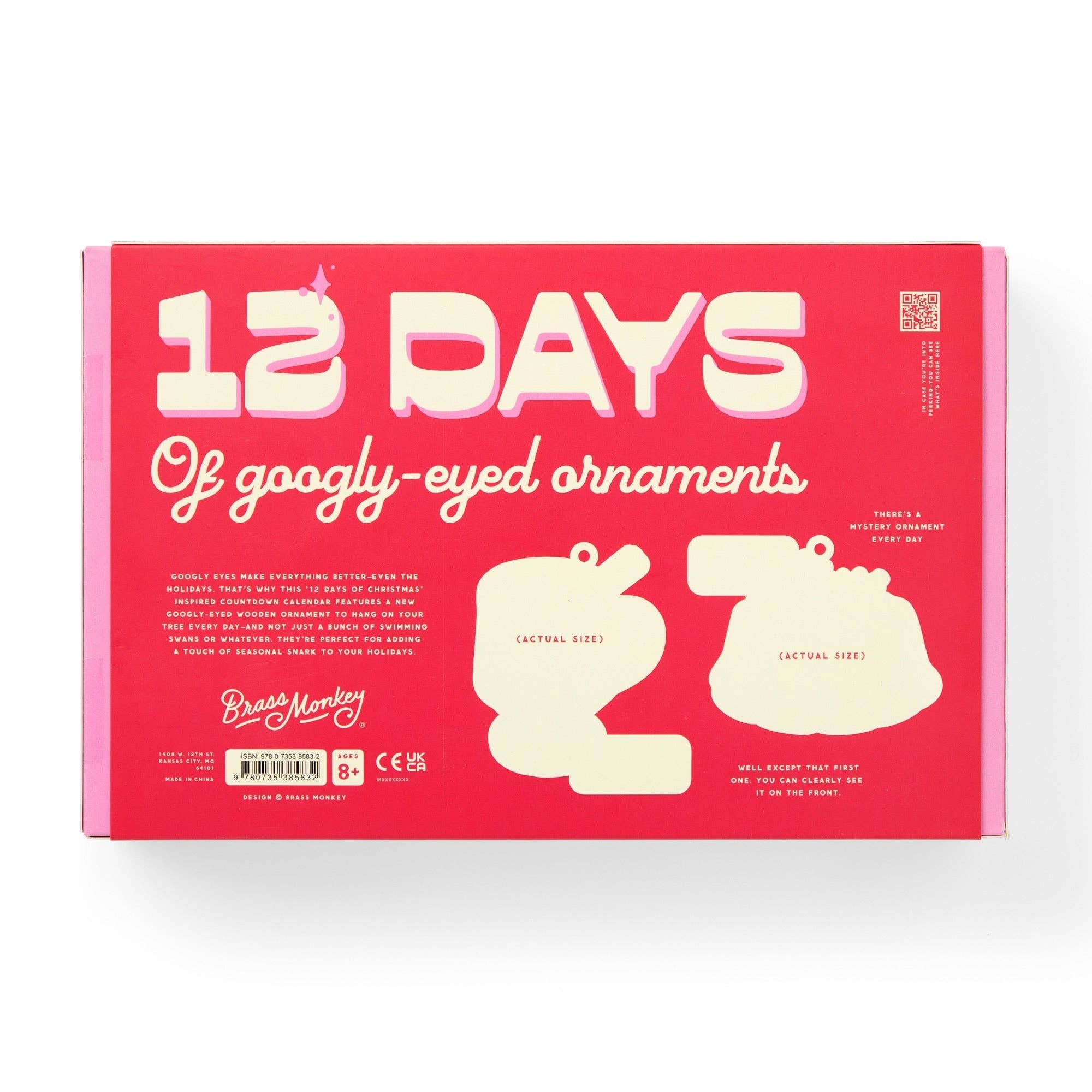 Brass Monkey Googly &amp; Bright Holiday Advent Calendar