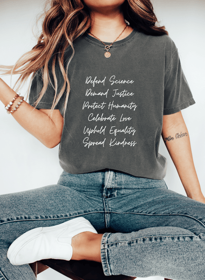 Progressive Activist Shirt | Equality &amp; Kindness Graphic Tee