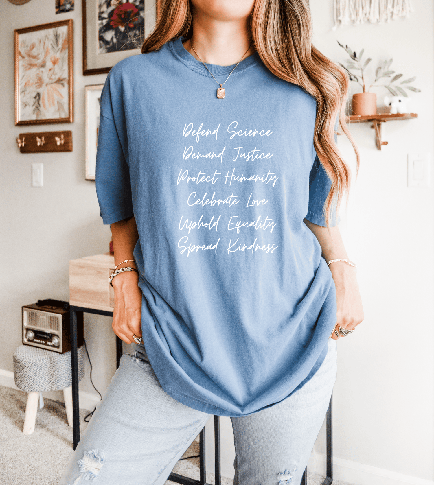 Progressive Activist Shirt | Equality &amp; Kindness Graphic Tee