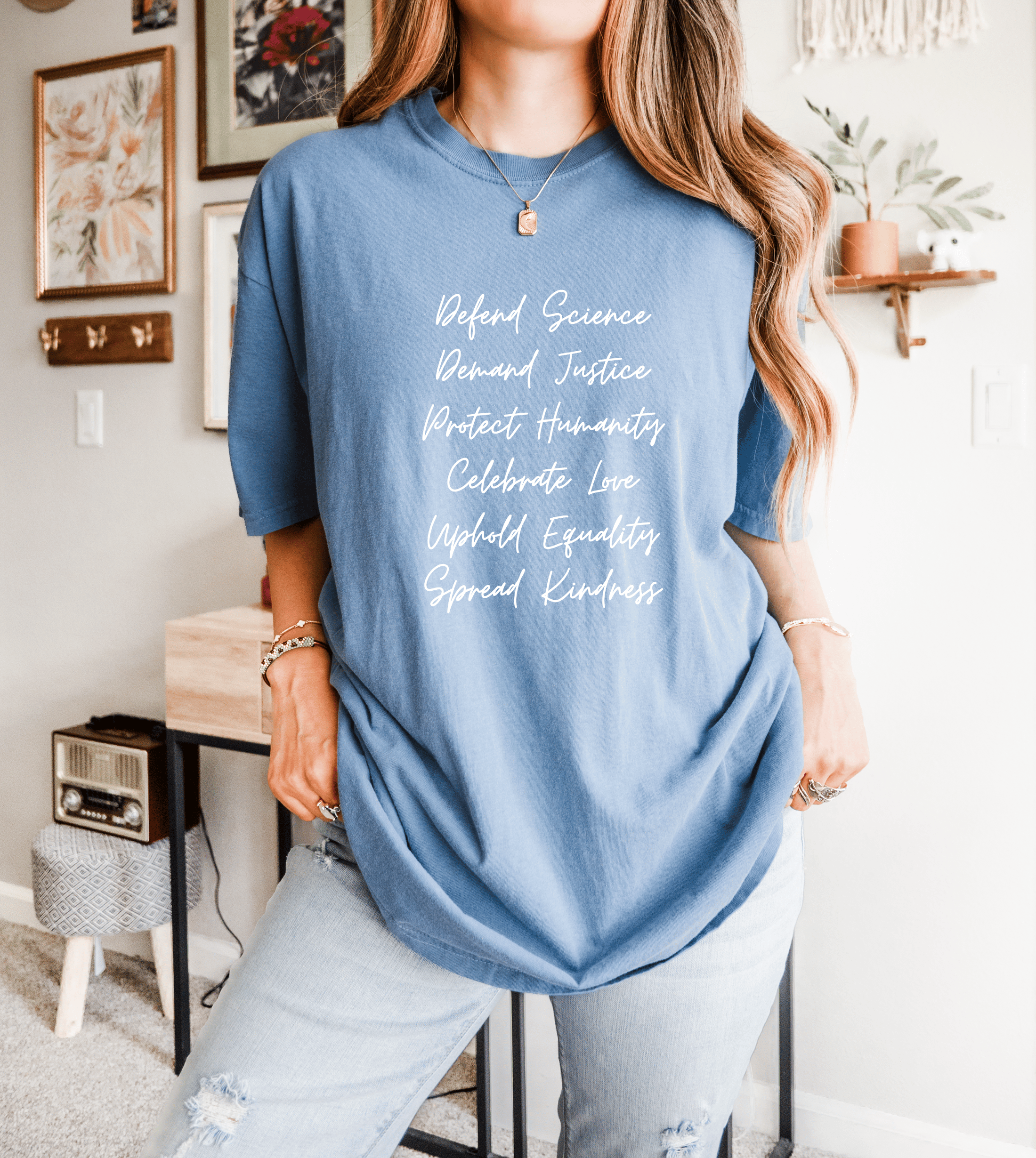 Progressive Activist Shirt | Equality &amp; Kindness Graphic Tee