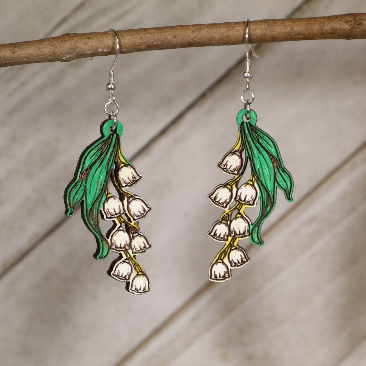 Delicate Lilies of the Valley Earrings - Cate&