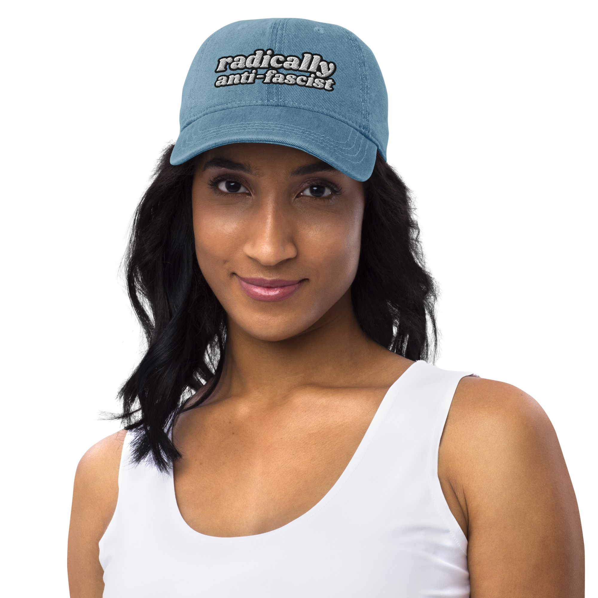 Radically Anti-Fascist Denim Hat - 10% Donated to Southern Poverty Law Center