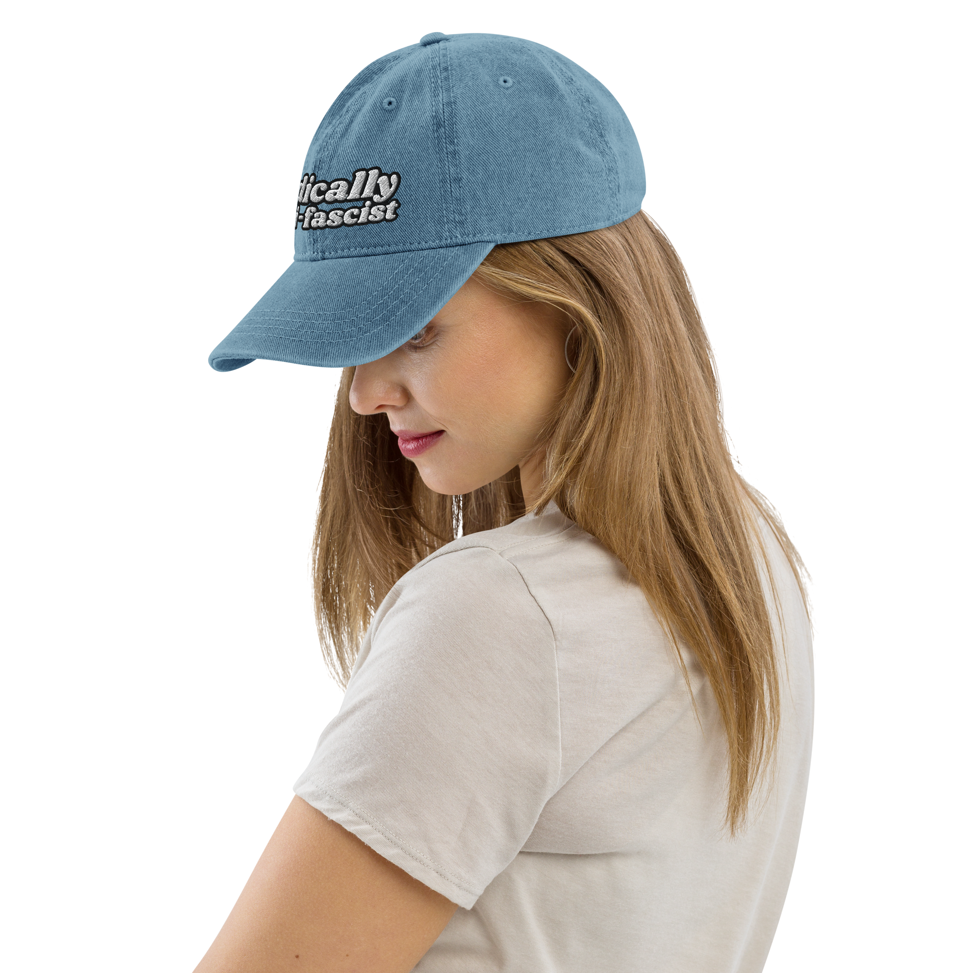 Radically Anti-Fascist Denim Hat - 10% Donated to Southern Poverty Law Center