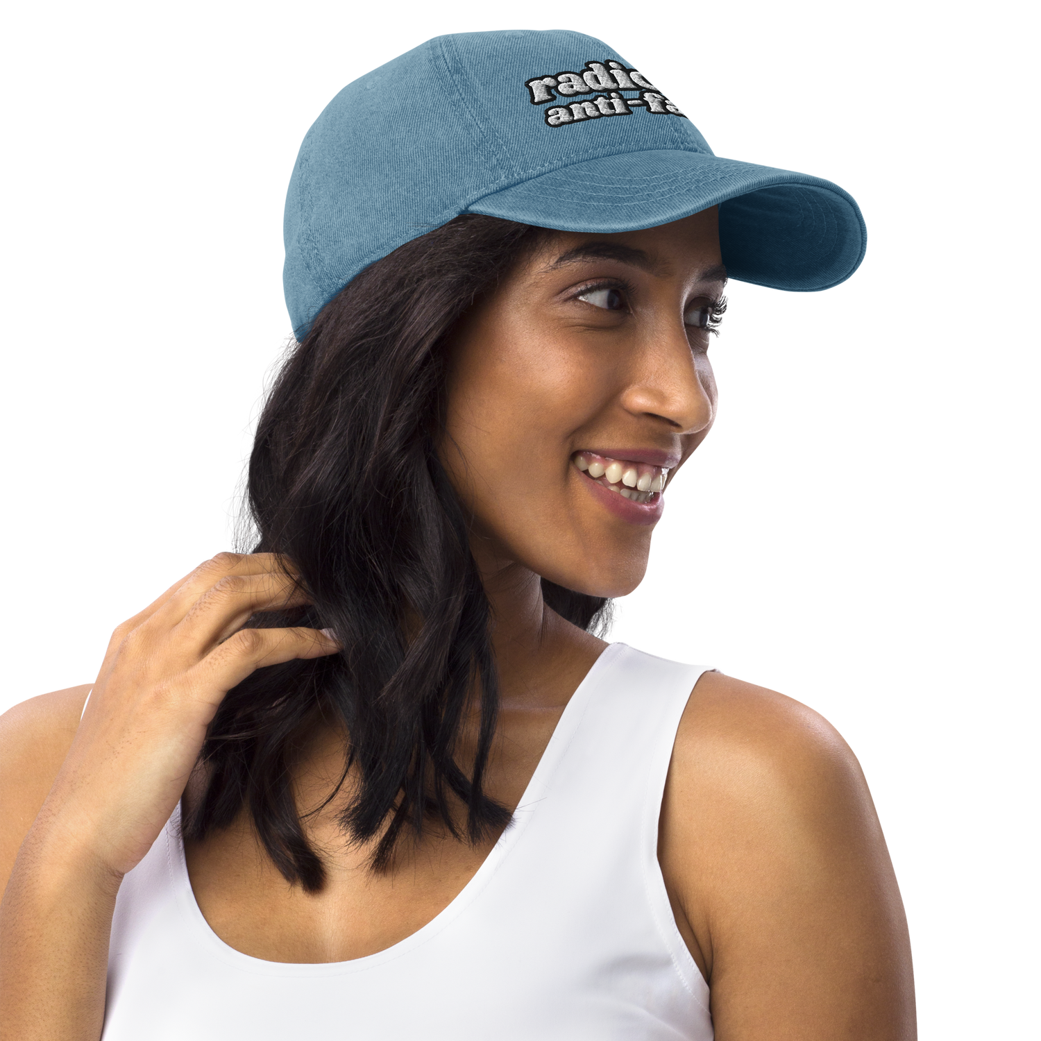 Radically Anti-Fascist Denim Hat - 10% Donated to Southern Poverty Law Center