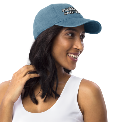 Radically Anti-Fascist Denim Hat - 10% Donated to Southern Poverty Law Center
