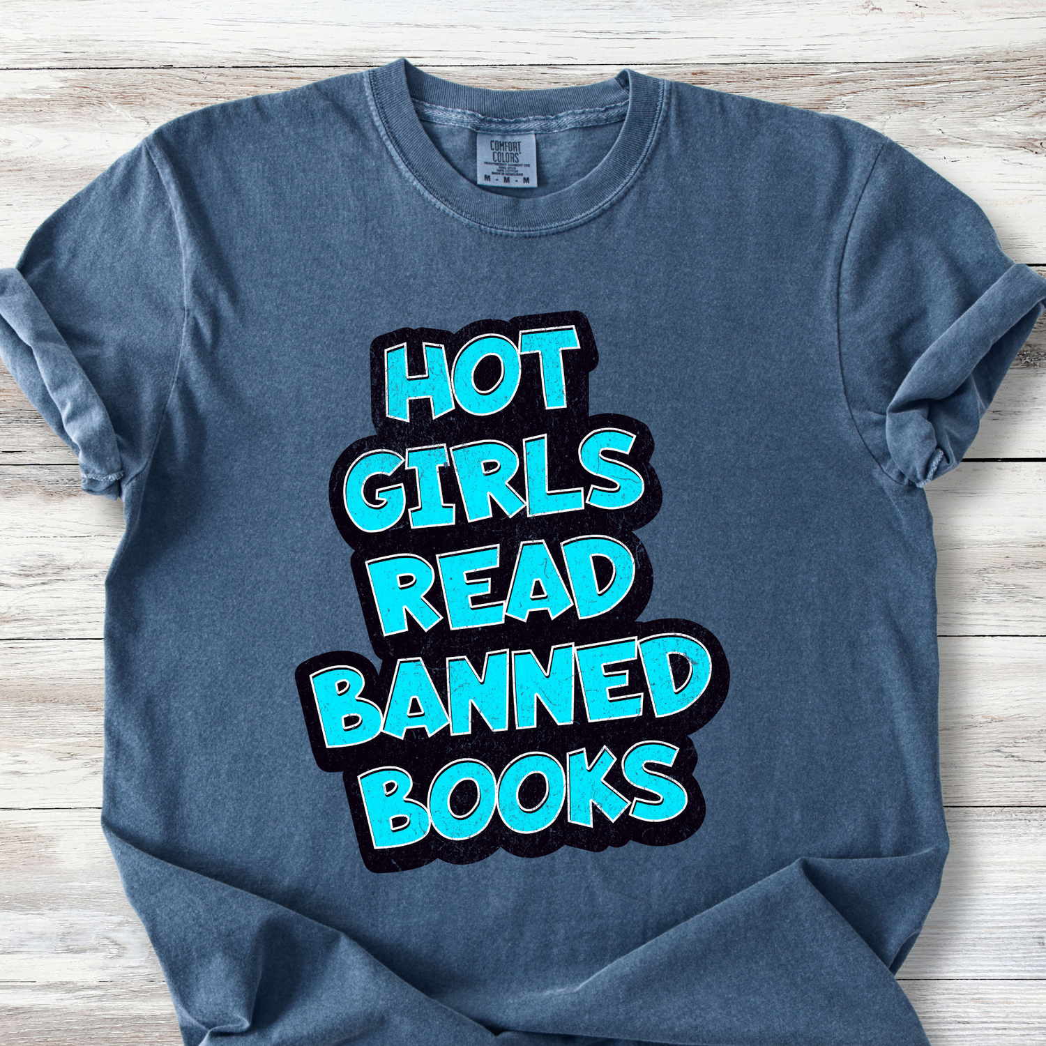 Hot Girls Read Banned Books Shirt, Librarian Gift, Book Lover Shirt, Freedom to Read V-Neck