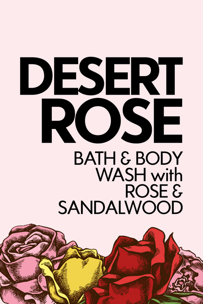 DESERT ROSE Bath &amp; Shower Gel with Rose and Sandalwood