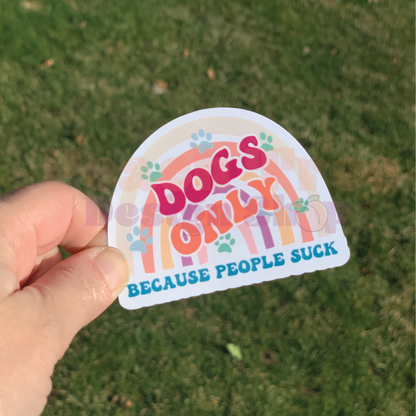 Anti-Inspiration Boho Rainbow Stickers