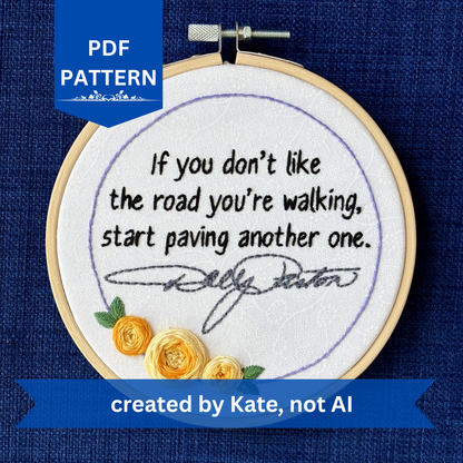 PDF pattern created by Kate, not AI. "If you don&
