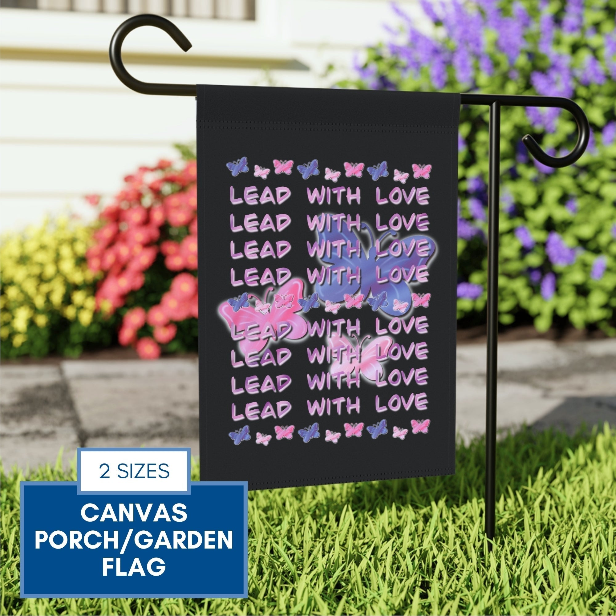 dolly-parton-inspired-butterfly-garden-flag-lead-with-love-porch-flag-hand-drawn-art