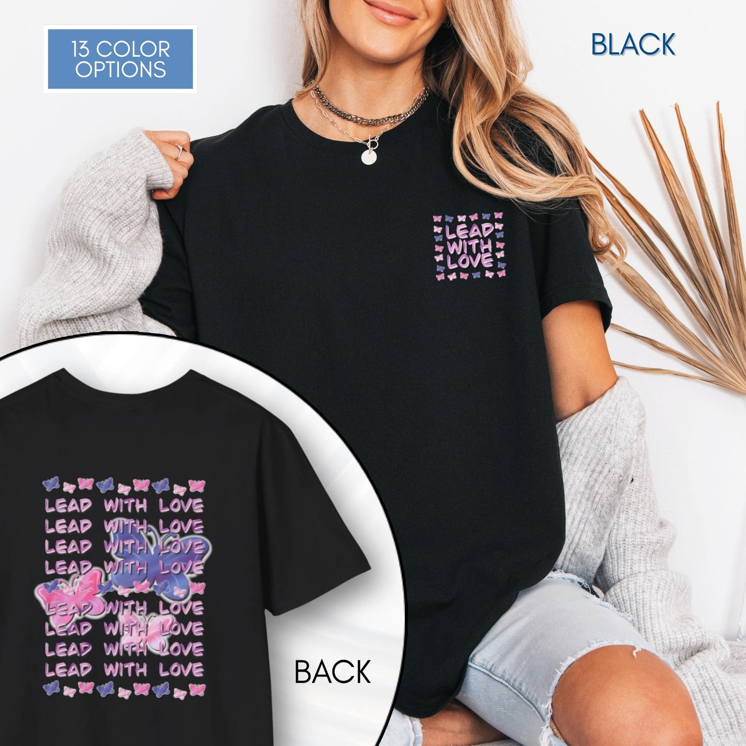 dolly-parton-inspired-lead-with-love-butterfly-graphic-tee