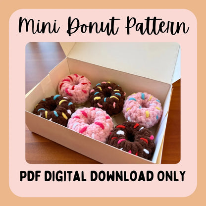 Donut Crochet Pattern - PDF PATTERN ONLY