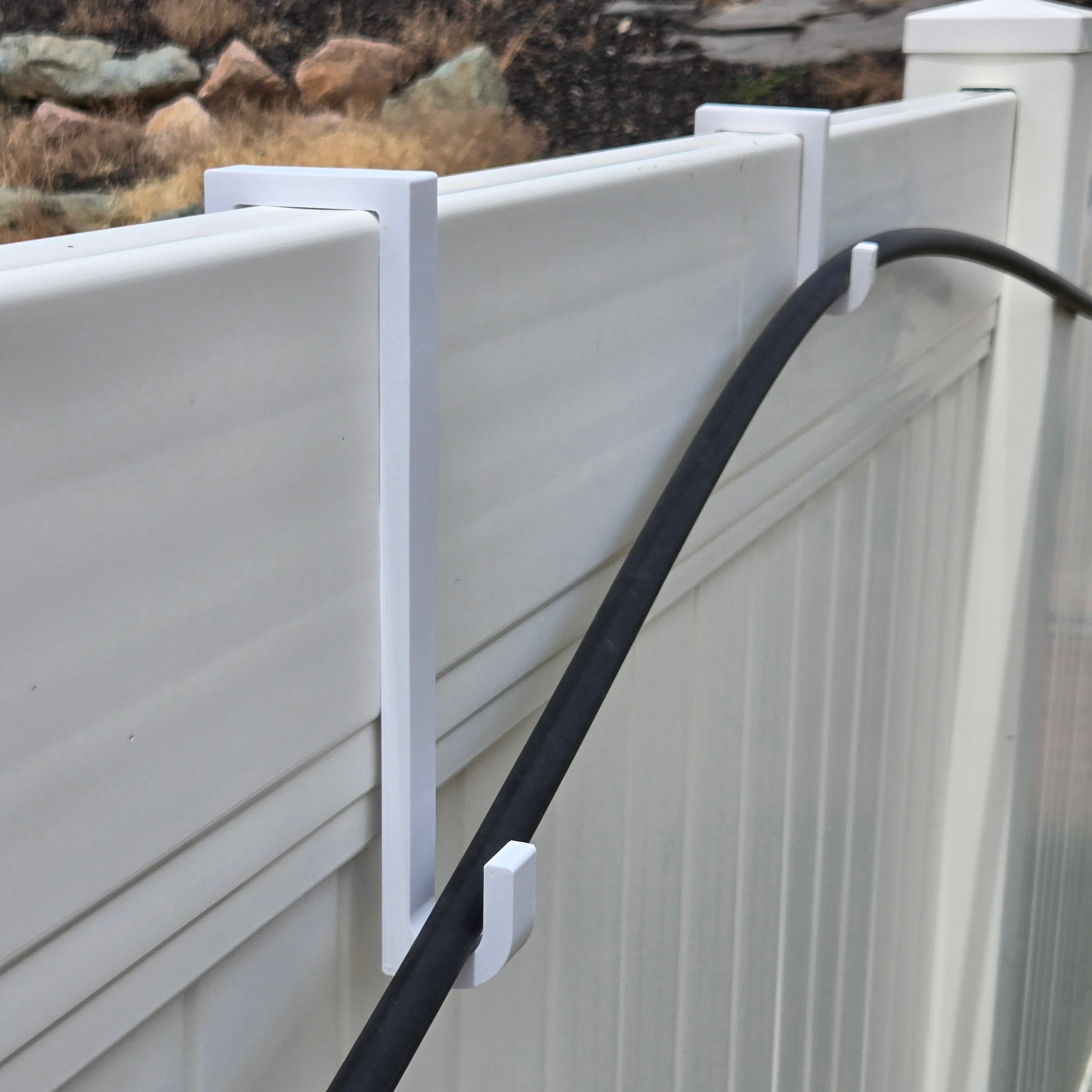 No-drill long arm fence hook (sets of 5 or 10), custom sizes available