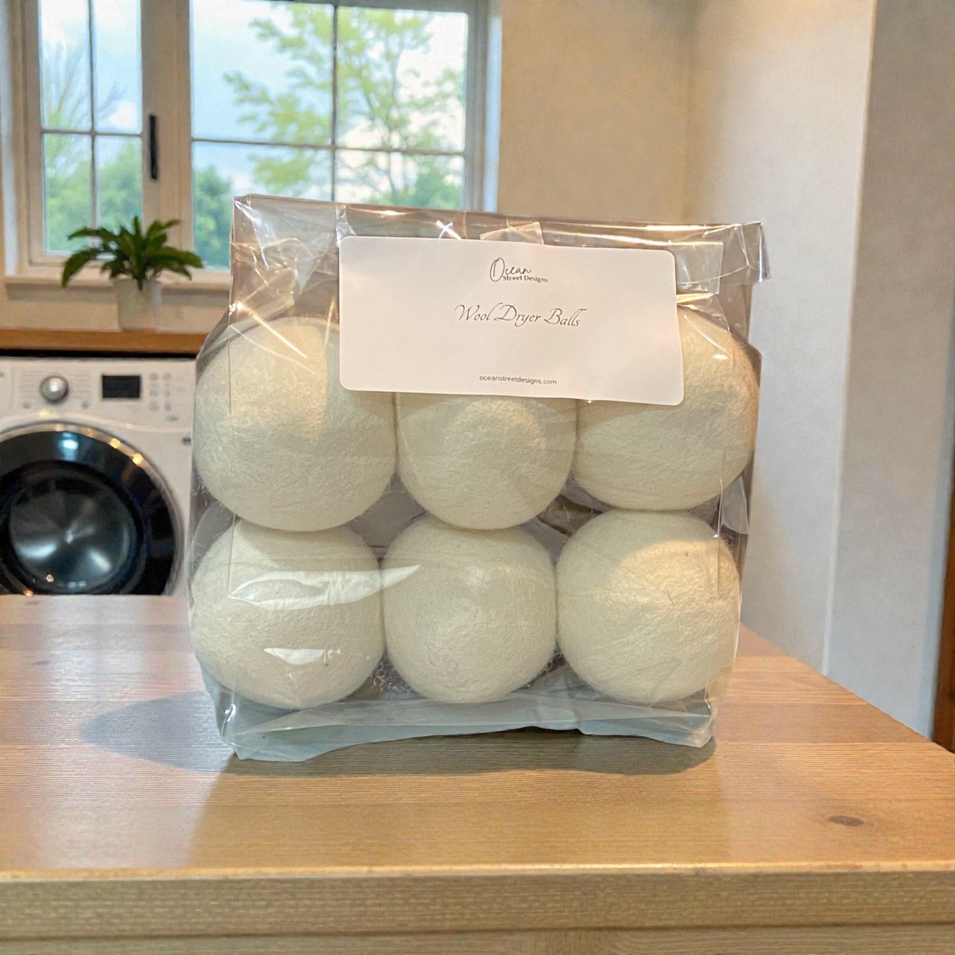 Set of 6 (six) Laundry Wool Dryer Balls