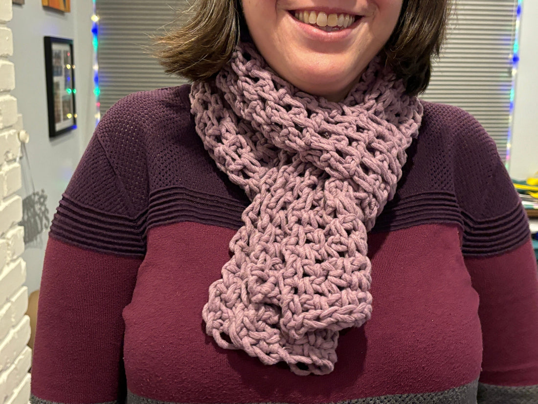 Dusky Purple Super Soft Scarf