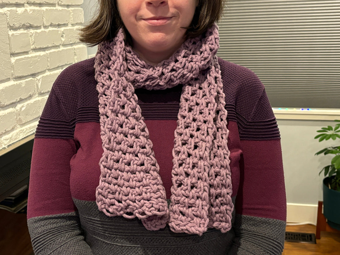 Dusky Purple Super Soft Scarf