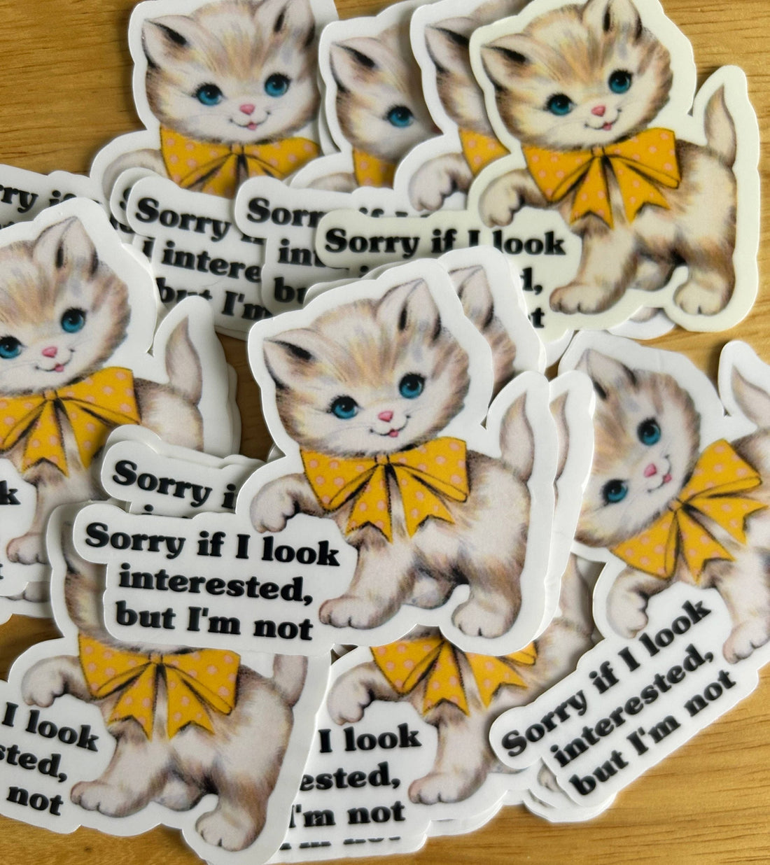 "Sorry if I look interested, but I&