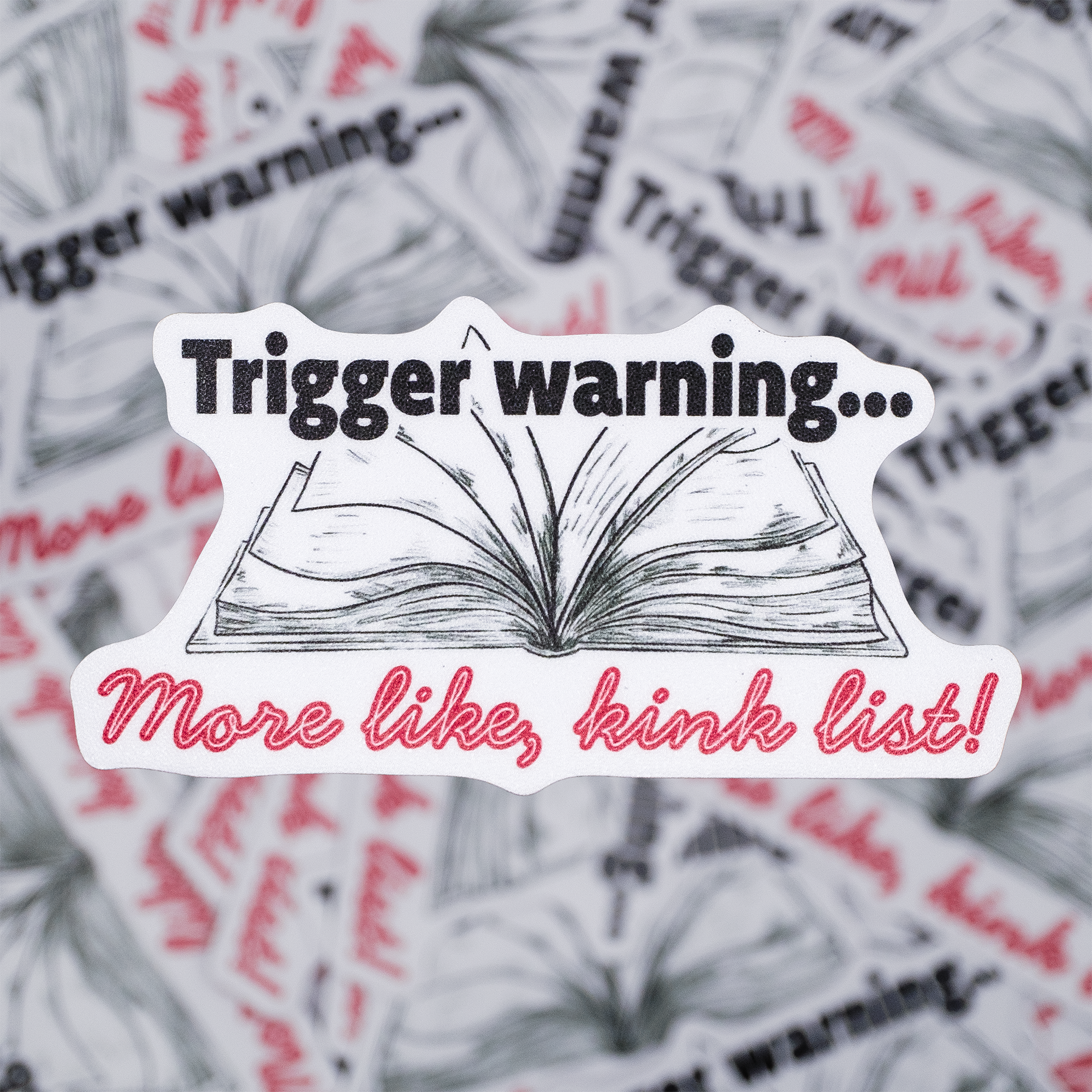 Sticker with &