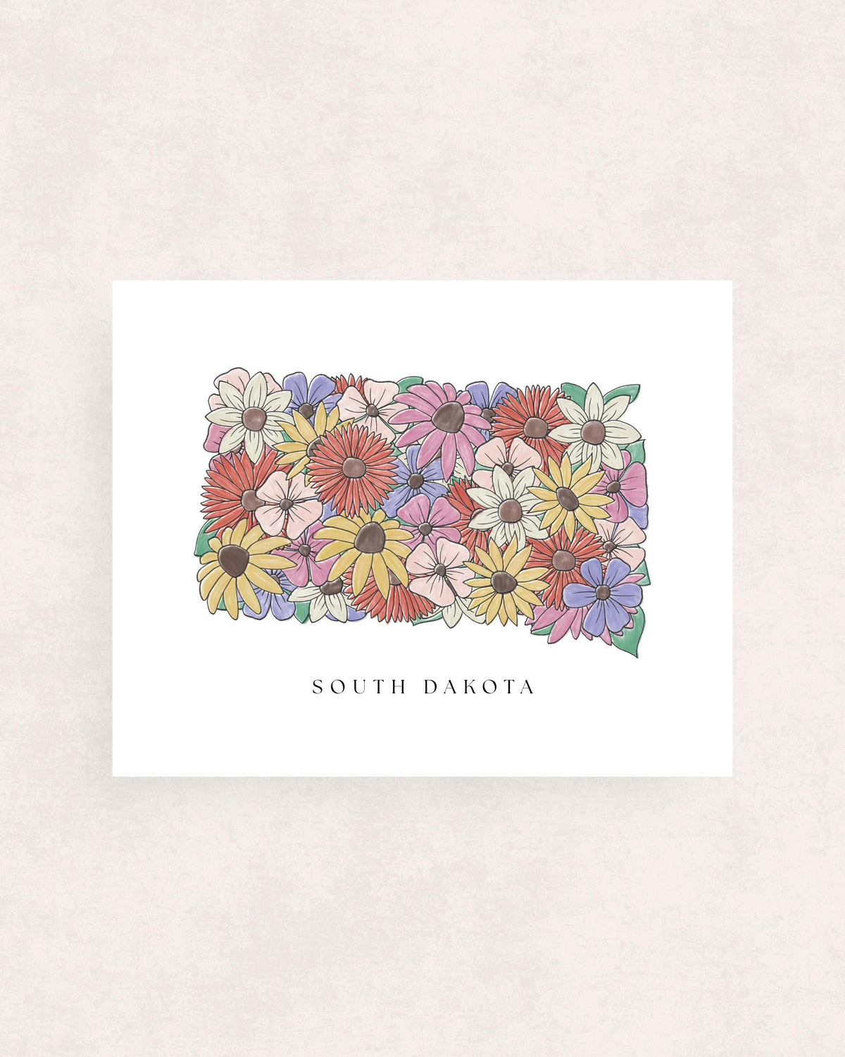 State Flowers Print