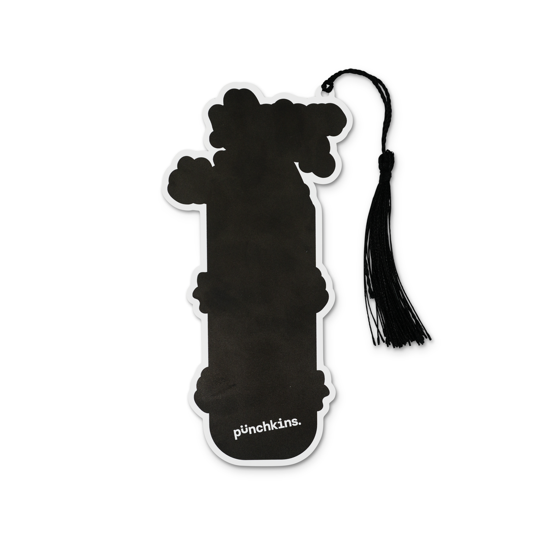 Black scrunchie with tassel and &