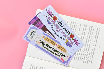 Bookish Ticket Bookmark Set (16-Pack) | Reader Gift