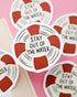 Sticker with &