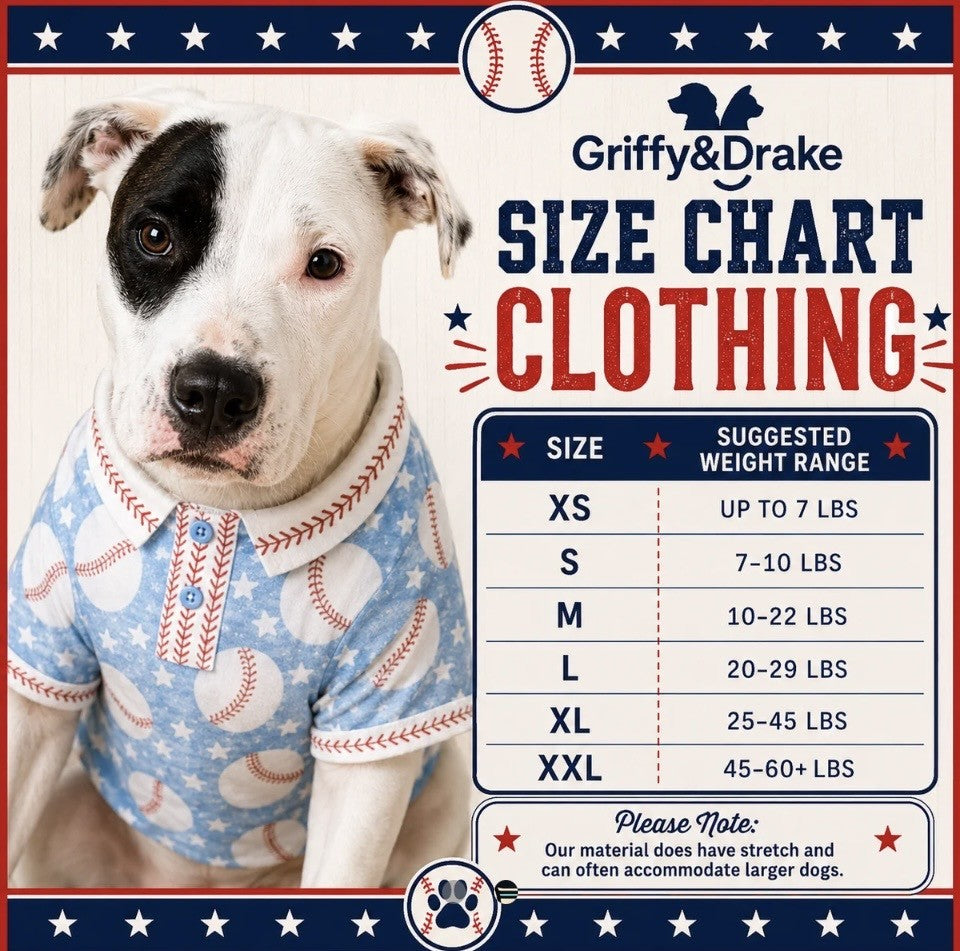 The Collared Pet Shirt Collection in Multiple Patterns &amp; Sizes
