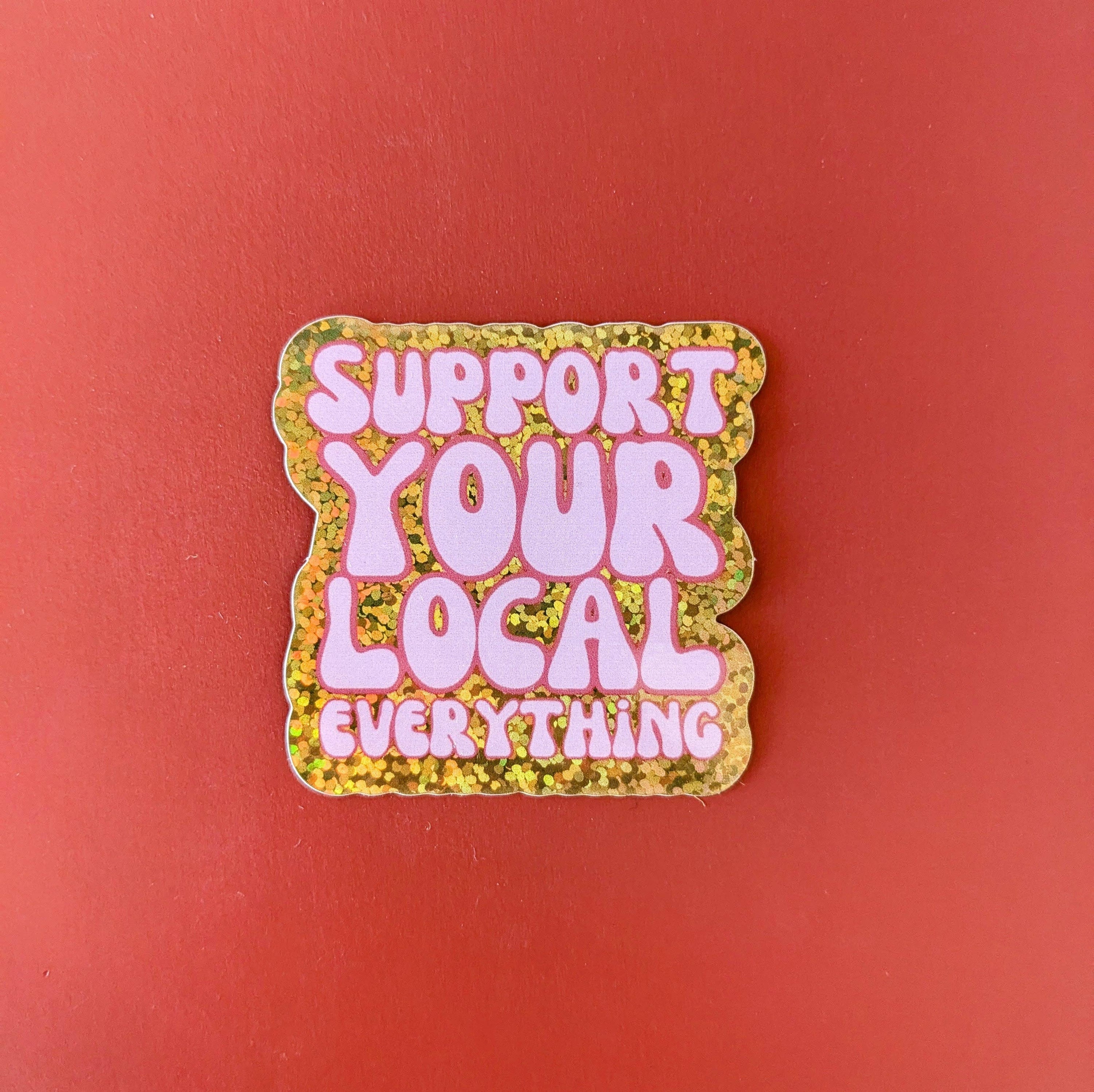 Sticker with &