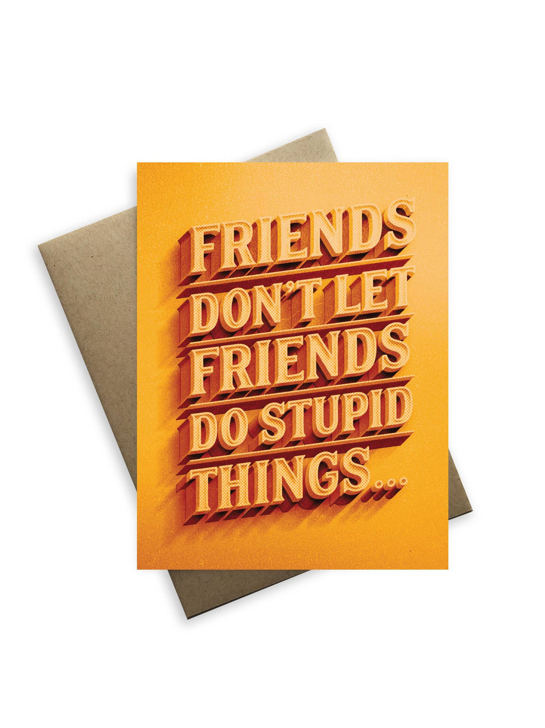 Greeting card with text &