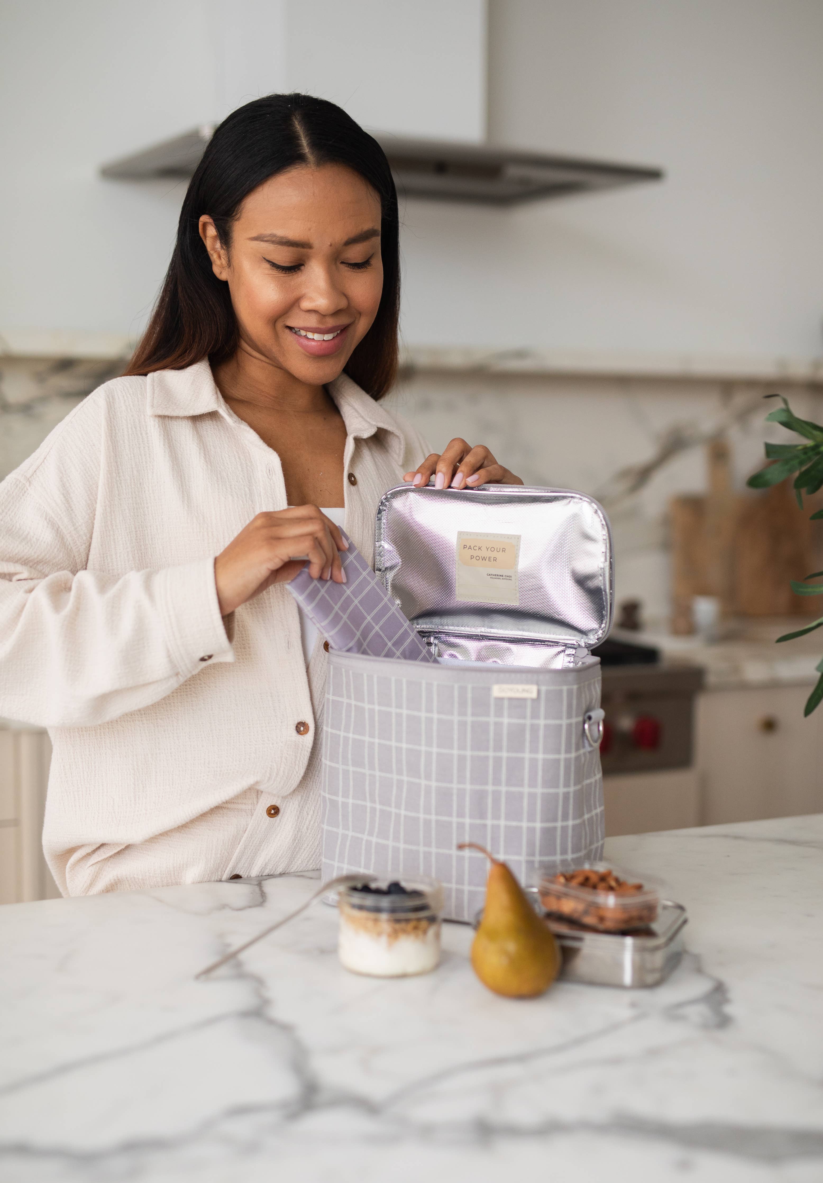 SoYoung - Light Grey Grid Ice Pack