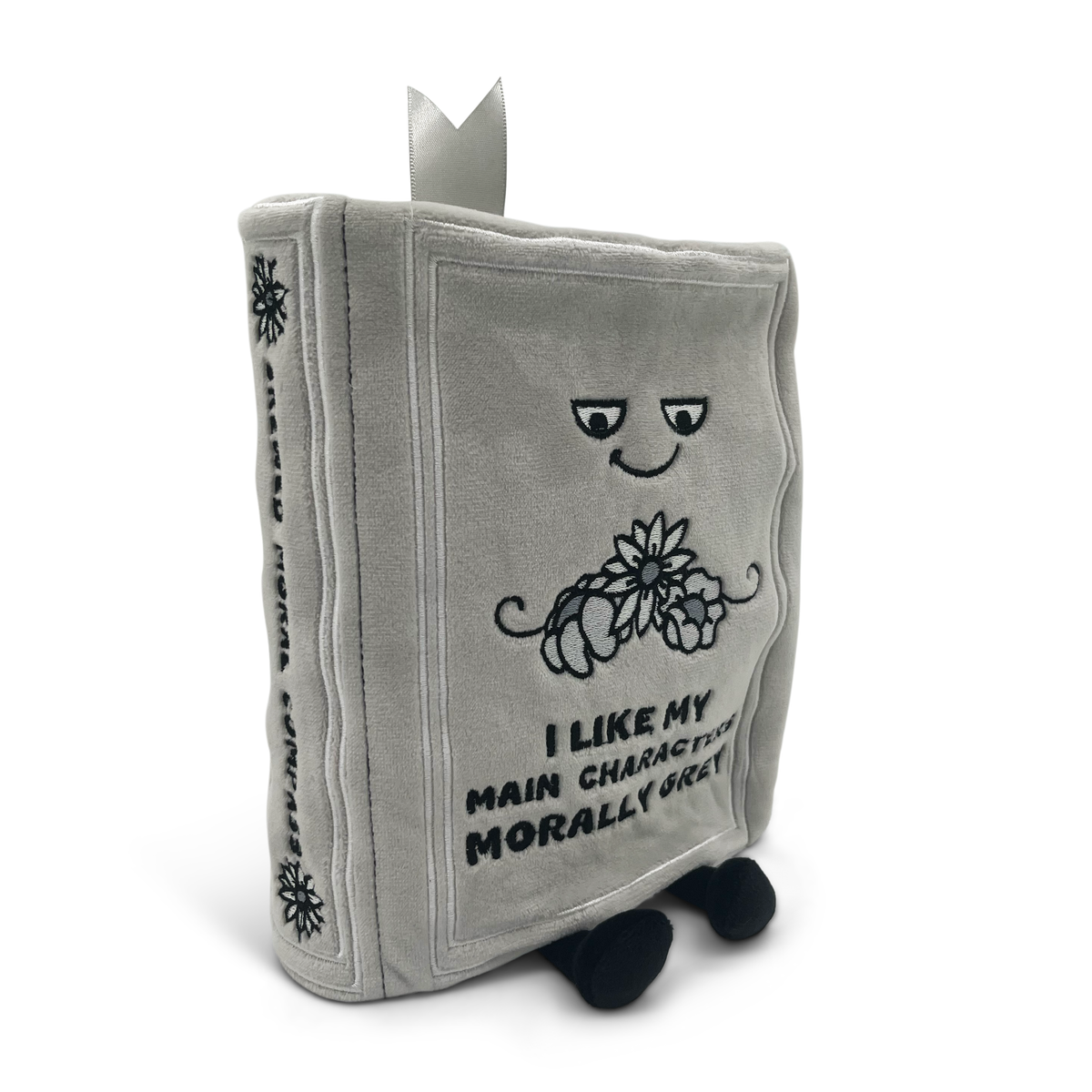 I Like My Main Characters Morally Grey Book Plush | Bookish Reader Gift