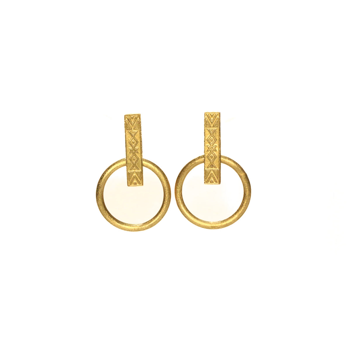 Bandul Stud Drop Earrings