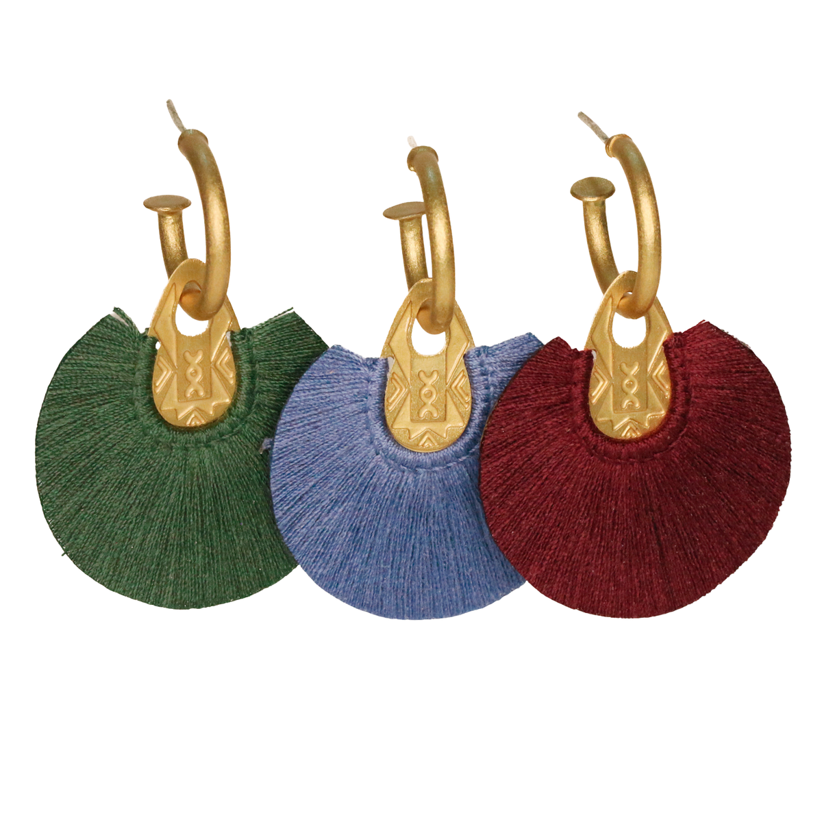 Hujan Gold Hoop Earrings