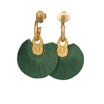 Hujan Gold Hoop Earrings